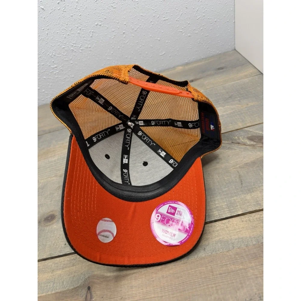 Women's San Francisco Giants New Era Black 9FORTY‎ Adjustable Hat Spring